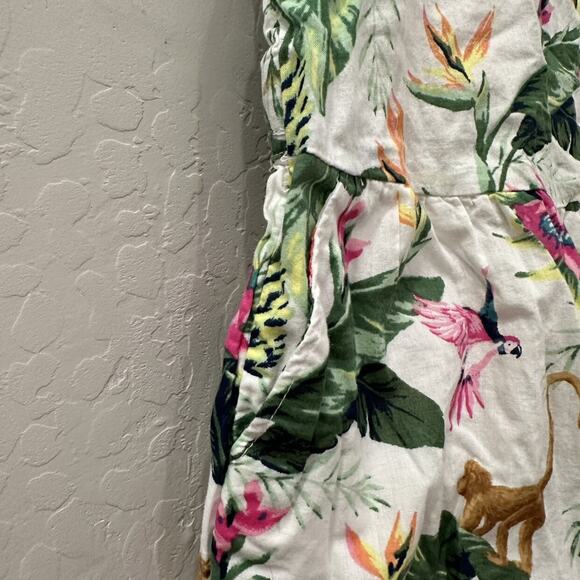 Janie and Jack Tropical Jungle Flutter Romper - Picture 8 of 10